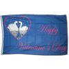 Happy Valentines Day Valentine's Day Flag 90 x 150 cm