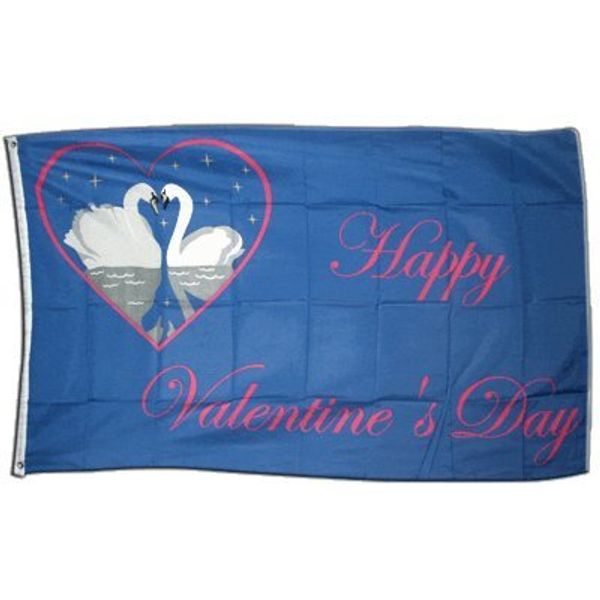 Happy Valentines Day Valentine's Day Flag 90 x 150 cm