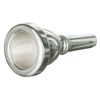 Cecilio Standard Tuba Mouthpiece, Silver Plated, Size 22