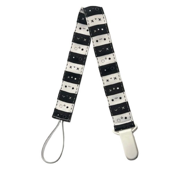 ODU Adult Pacifier Clip - Emoji Faces