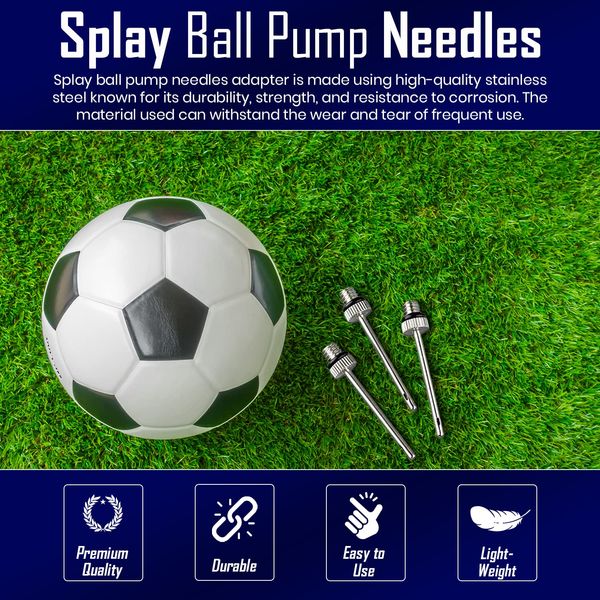 Splay Gold Ball Pump Needles Adapter (Pack of 3)