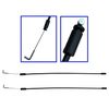 2X Door Handle Lock Release Cable Front Right and Left for Hyundai i20 2008-2016