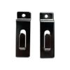2Pcs Chrome Single Notch Slatwall Hook Hooks Retail Display Metal Picture Hanger