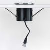 Polished Chrome Adjustable 4K Cool White Tiltable LED Downlights, Fire Rated, IP44, High CRI, Dimmable