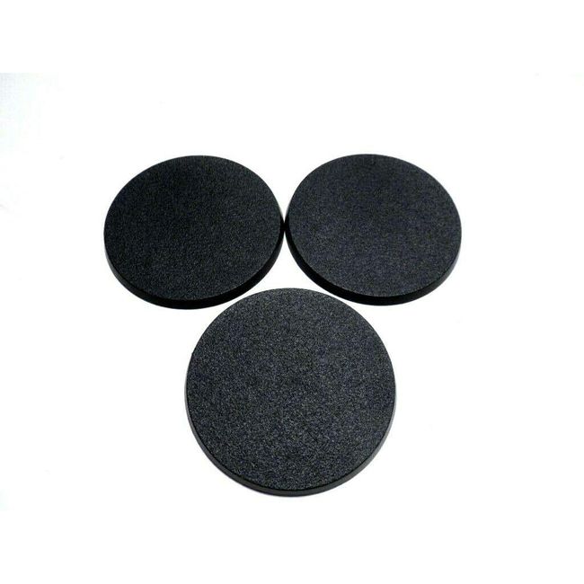 Lot of 3 80mm Round Bases for Warhammer 40k & AoS GW Leviathan & Kavalos