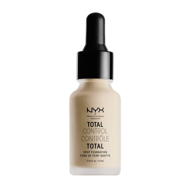 NYX PROFESSIONAL MAKEUP Total Control Drop Foundation - Vanilla, Beige With Peach Undertones