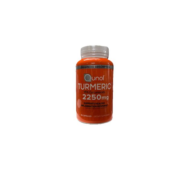 Qunol Turmeric Curcumin with Black Pepper Supplement, Joint Support, 90 Capsules