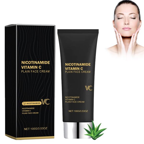 Multifunktionale Geschmeidige&Feuchtigkeitsspendende Make-up-Creme, Hautcreme mit Niacinamid und Vitamin C, Tagespflege mit Vitamin C für Einen Strahlenden Teint face cream