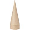 Creativ 265061 5-Piece 20 cm Papier Mache Cones, Beige