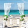 Wedding Party Prom Backdrop Stand Pipe Kit Curtain Frame Ajustable10x10ft