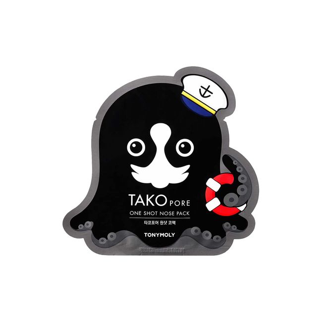 TONYMOLY Tako Pore One Shot Nose Pack,Reduces appearance of pores and spots for Marine,Nose