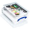Really Useful Box 4L Storage Container with Lid and Clip Lock Handles, (10 Pack)