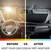 US Flag Front Windshield Sunshade Sun Sun Visor For Mazda MX-5 2009-2015