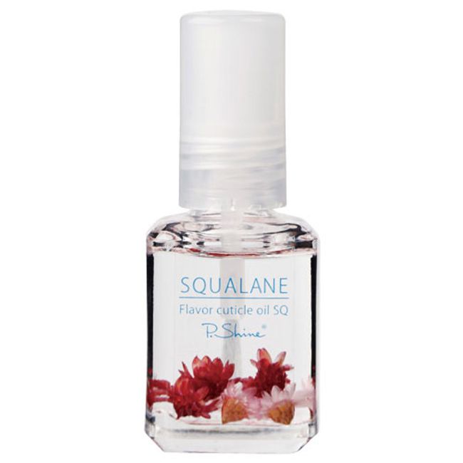 P.Shine Flavored Cuticle Oil with Dried Flowers 12ml Peach [Nekoposu not available] Nail supplies specialty store