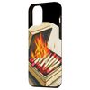 iPhone 15 Plus Burning matches in matchbook Case