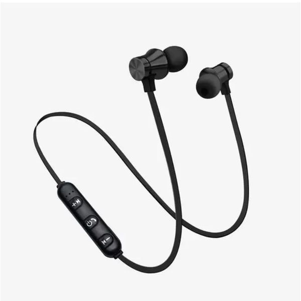 Wireless Earbuds & Bluetooth Headphones: Magnetic Neckband, In-Ear Bluetooth Earphones with Microphone, IPX6 Sweatproof, Deep Bass - Perfect for Calls, Music, Sports - Lightweight. (Black)