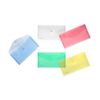 PP-Umschlag LangDIN, transparent, farbig sortiert, 10ST
