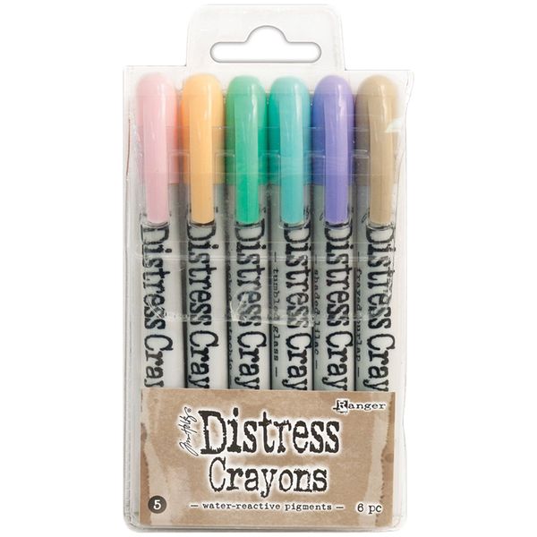 Ranger THoltz Distress Crayon Set #5, 6 Count (Pack of 1)