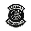 Anthrax - Aufnäher zum Aufbügeln NYC (Einheitsgröße) (Schwarz/Weiß)
