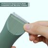 3 Pack Trimmer Replacement Blades Compatible with Meridian Electric Body & Pubic Hair Trimmer ,Hygienic Ceramic Blades Compatible with Meridian Body Trimmer (Onyx & Sage)