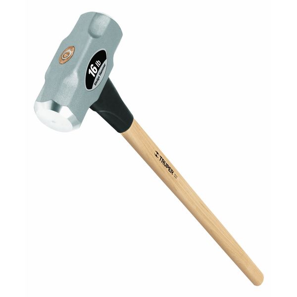 Truper 30922 16-Pound Sledge Hammer, Hickory Handle, 36-Inch