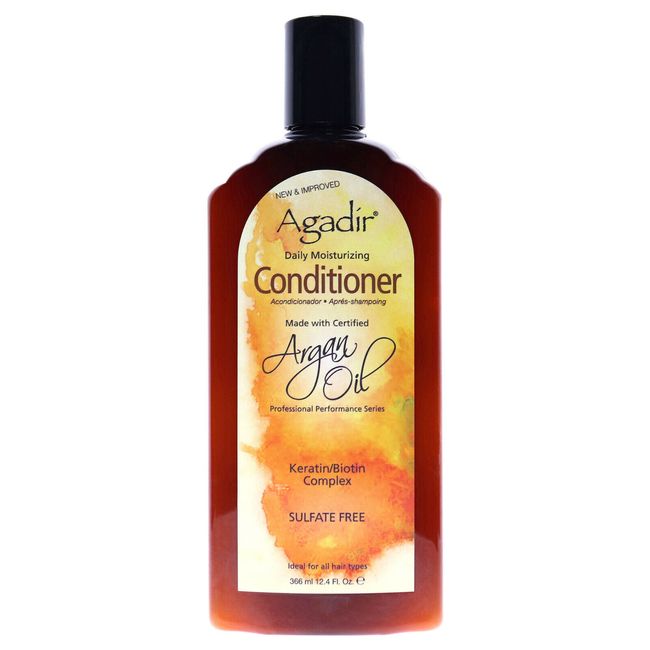 Argan Oil Daily Moisturizing Conditioner by Agadir for Unisex - 12oz Conditioner