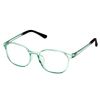 [MOOM AZ Label] Blue Light Cut Glasses No Prescription Blue Light Cut PC Glasses HEV 90% Cut Women's Moom MMAZ-100C3-PC