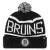 '47 Calgary Boston Bruins Knitted Winter Hat Black, black