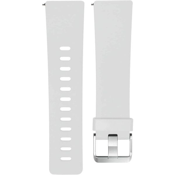 Bobo Compatible with Fitbit Versa Strap/Fitbit Versa 2 Strap, Soft Silicone Sport Replacement Straps for Fitbit Versa 2/Fitbit Versa/Versa Lite/Versa SE (Small, White)