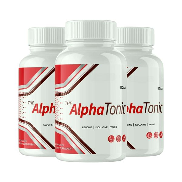 3-Pack Alpha Tonic Male Pills - Alpha Tonic Male Support Supplement-180 Capsules