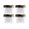 Ardell 3D Individuals Short Black False Lashes x 4 packs