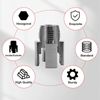 Pipe Threading Tool, 3/4in Internal and External Thread Cutter, High Precision Pipe Threader for DIY and Plumbing, Creates Clean Threads on Water Pipes, Durable Construction