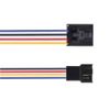 Create idea 2 Pcs 5 Pin To 4 Pin Fan Adapter Converter Extension Cable Dedicated Fan Interface Conversion Line Compatible With Dell Computer PC