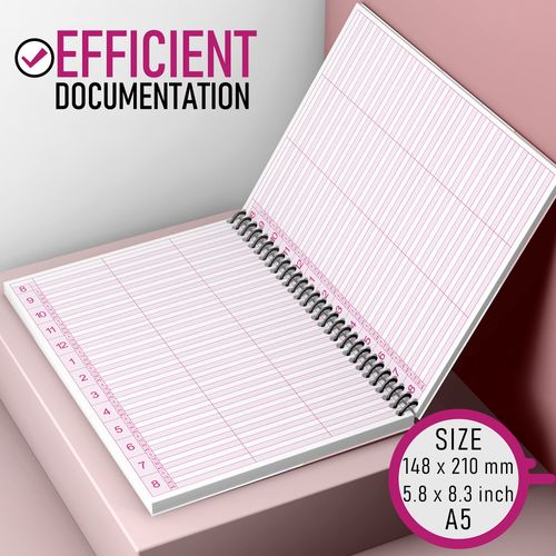 Appointment Book Salon Undated 15 Minute Intervals A5 Size Beauty Salon Therapists Diary (A5 size)