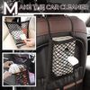 2 Layer Elastic Net Pocket Bag Between Car Seat Organizer Storage Mesh Holder