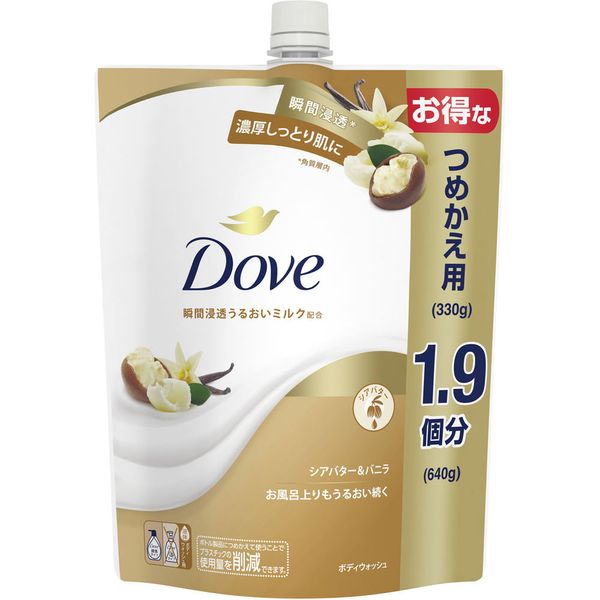 Unilever Japan Dove Body Wash Shea Butter &amp; Vanilla Refill 640g