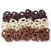 Vermont Nut Free Chocolates Covered Mini Twist Pretzels (Assorted) 7 Ounces