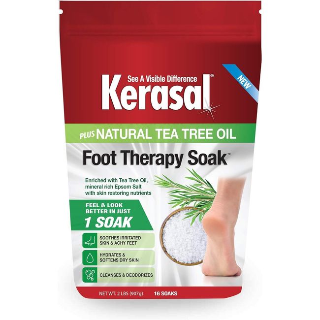 Kerasal Foot Therapy Soak, Soak for Achy, Tired and Dry Feet, 2 lbs and...