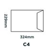 Blake Purely Packaging 324x229 C4 Manilla Board Back Envelopes - Brown (Pack 5)