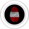 Austria Flag Fingerprint Austrian Gift for Austrians PopSockets PopGrip for MagSafe
