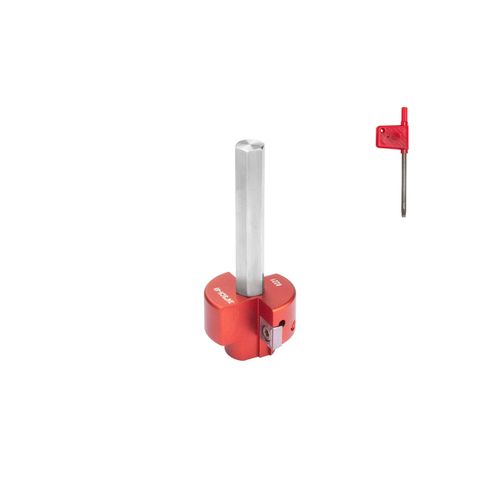 SIIIXS 2 Wings PVC Pipe Reamer, Plastic PVC Pipe Fitting Saver Kit Fit into Standard 1/2" Drills 0.75inch Head Socket Saver Tool