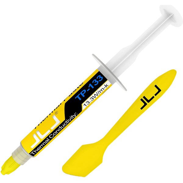 JLJ Thermal Paste With Tool Kit, 1.5G CPU Compound for IC/Processor/GPU/PS4/All Coolers, Carbon Based High Performance, Thermal Interface Material
