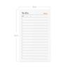 Notsu To Do List Grid Index Cards 3x5 | 50 Task Planner Vertical Notecards