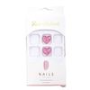 Nail Tips, 24 Pieces, Thumb Nail Seal, Foot False Nails, Nail Tips, Reusable, Gel Nail Tips, Summer Nails, Weddings, Coming-of-Age Ceremonies, Foot Nails, Easy Nail Removable, For Feet (J-160)