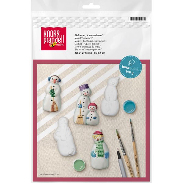 Knorr Prandell Snowmen Moulds, Transparent
