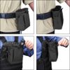 JETEDC Dump Pouch, Storage, Military Pouch (Black)