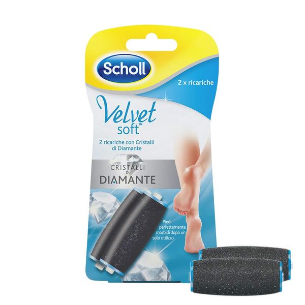 Scholl Velvet Smooth Diamond Pedi Refill Regular Coarse 2Pk