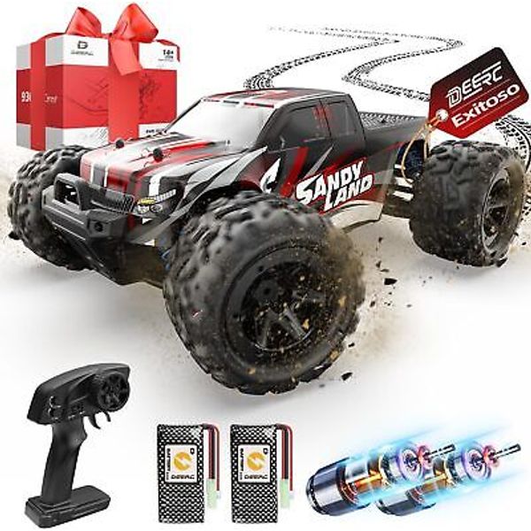 DEERC 9300 RC Car 1:18 Scale 40+ KM/H Fast 4WD High Speed RC Truck for Boy Girl