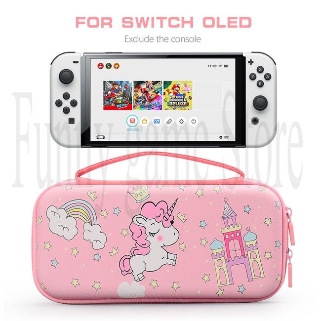 New Super Mario Game Carrying Case for Nintendo Switch Oled Protective Case  Storage Bag PU Travel Portable Pouch Accessory Gift