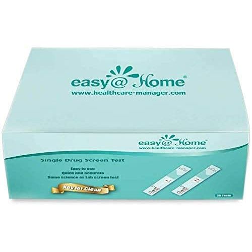 Easy@Home Marijuana (THC) Single Panel Drug Tests Kit - # EDTH-114 (25 Pack)